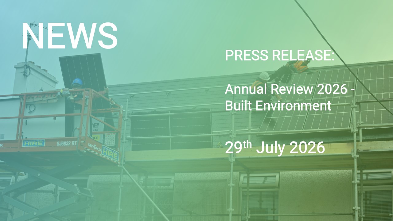 PRESS RELEASE: Annual Review 2026 - Built Environment